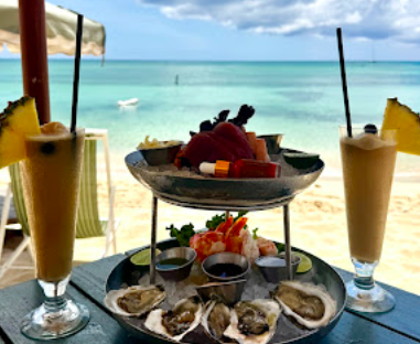Bonny Moon Beach Club signature dishes Seafood Tower
Shrimp Ceviche
Chicken Cachapas